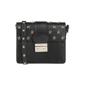 NWT $960 RED Valentino Black Leather Star Studded Crossbody Bag